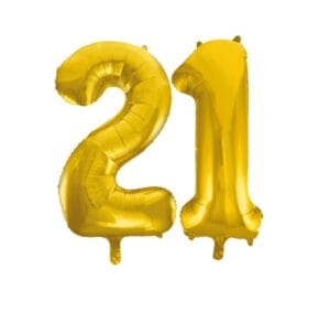 21 jaar versiering